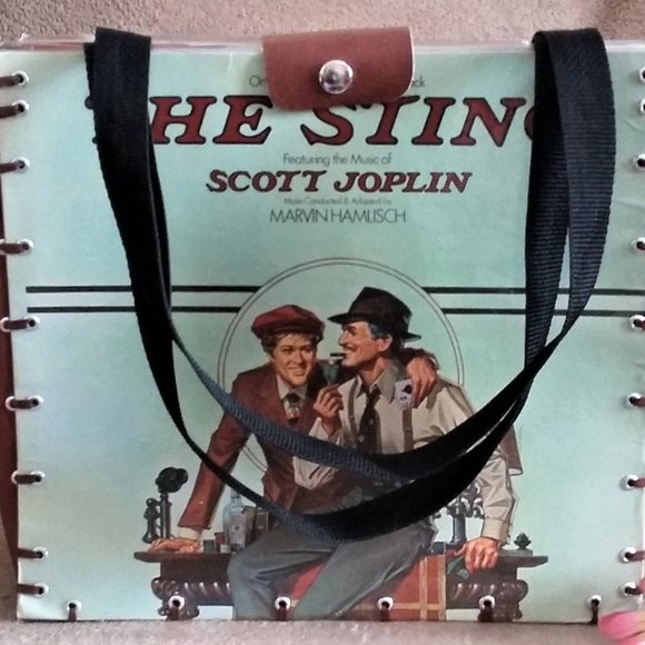 FUN Handcrafted Faux Leather All in One Tote Bag - Picture 2 of 7